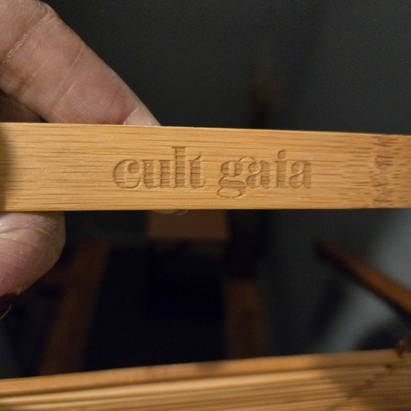 Stylish Cult Gaia Tan Bamboo  Women's Bag - Picture 6 of 6